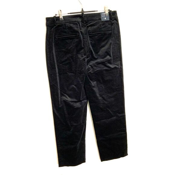 J. Crew Kallie Velvet Pants NWT size 8 - Picture 3 of 8